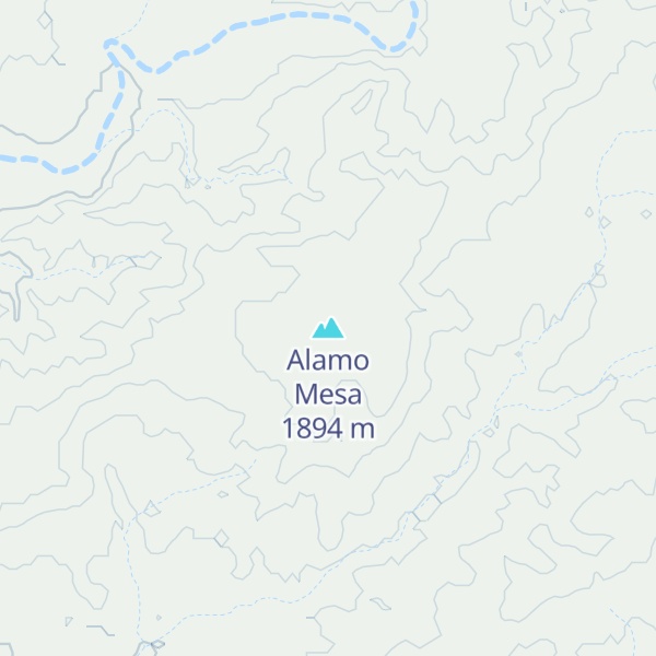 Map of Alamo Mesa