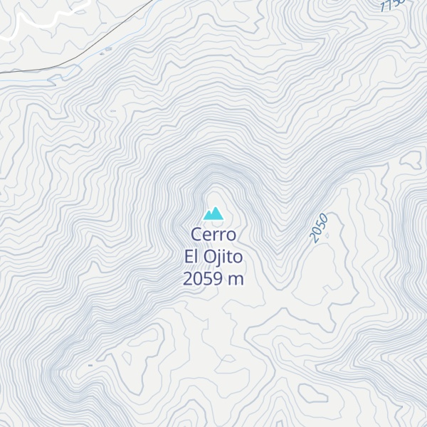 Map of Cerro El Ojito