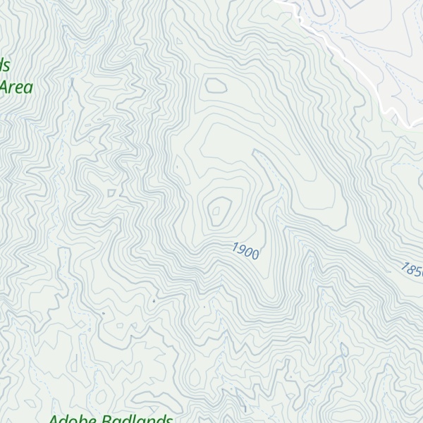 Map of Petrie Mesa