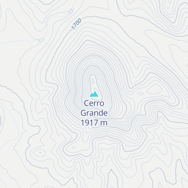 Map of Cerro Grande