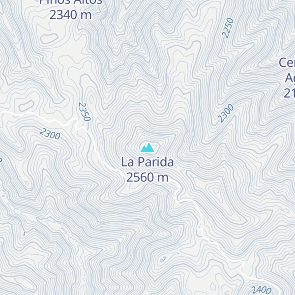 Map of La Parida