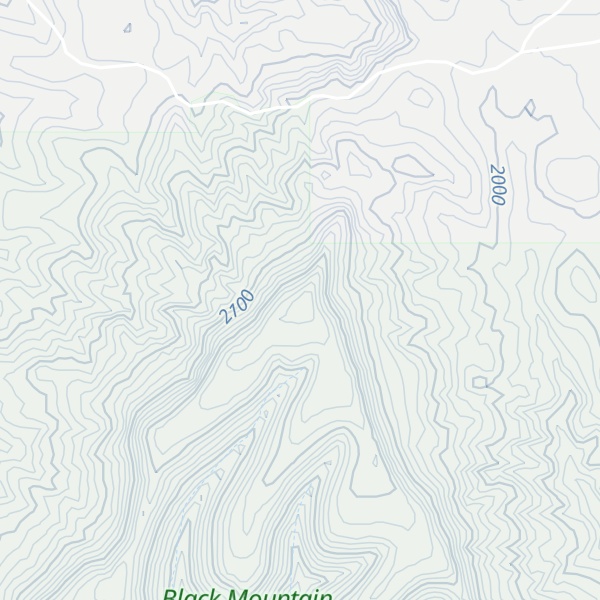 Map of Black Mountain