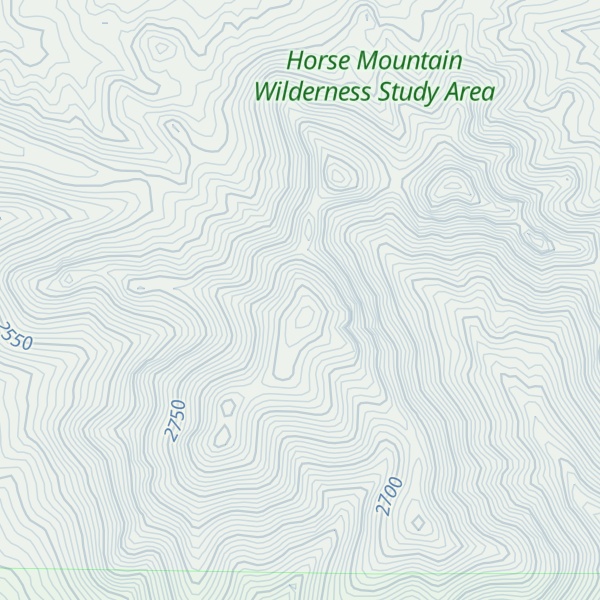 Map of Horse Mountain