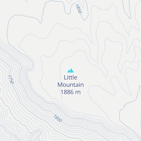 Map of Little Mountain