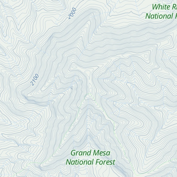 Map of Horsethief Mountain