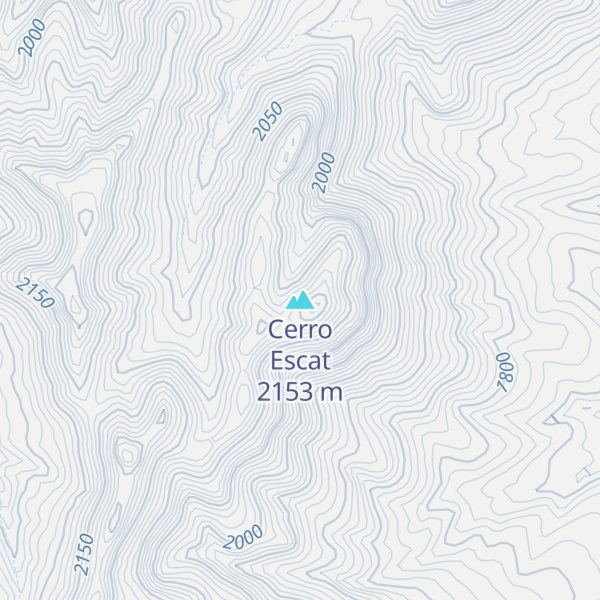 Map of Cerro Escat
