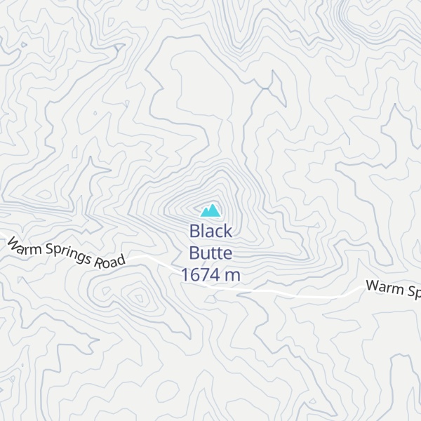 Map of Black Butte