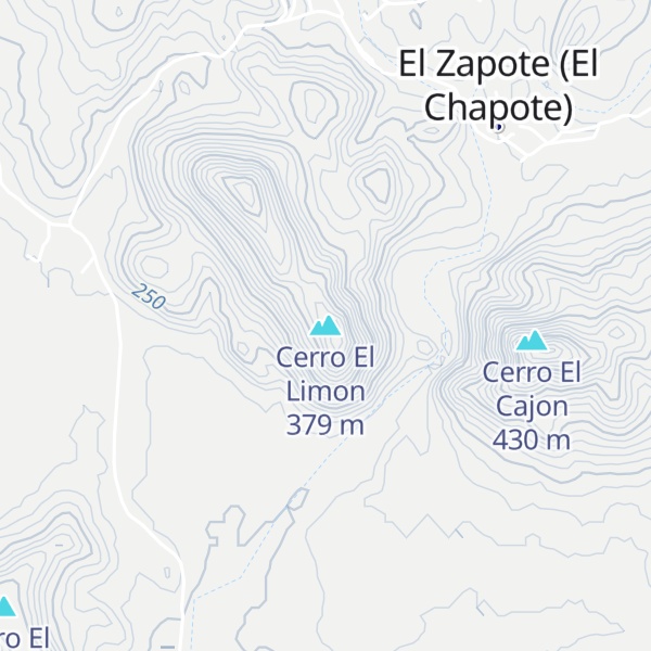 Map of Cerro El Limon
