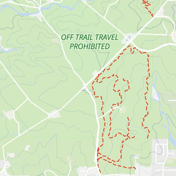 Map of Hood Mesa