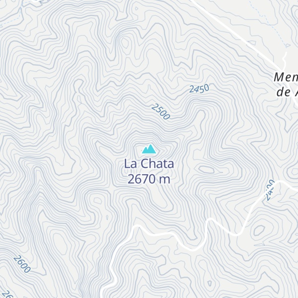 Map of La Chata