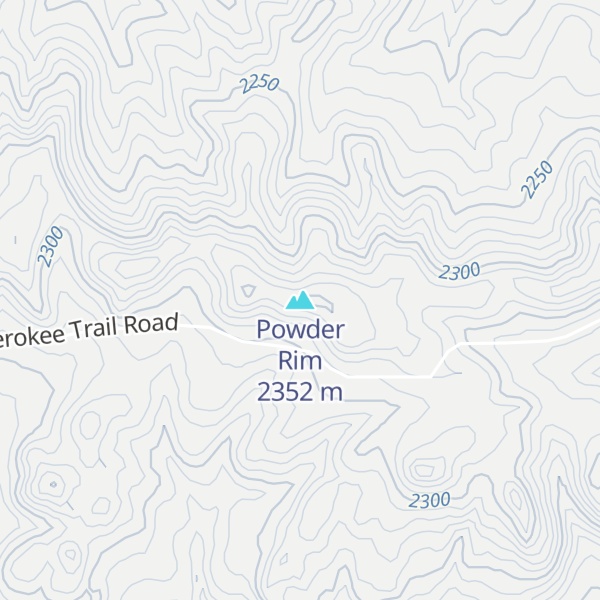 Map of Powder Rim
