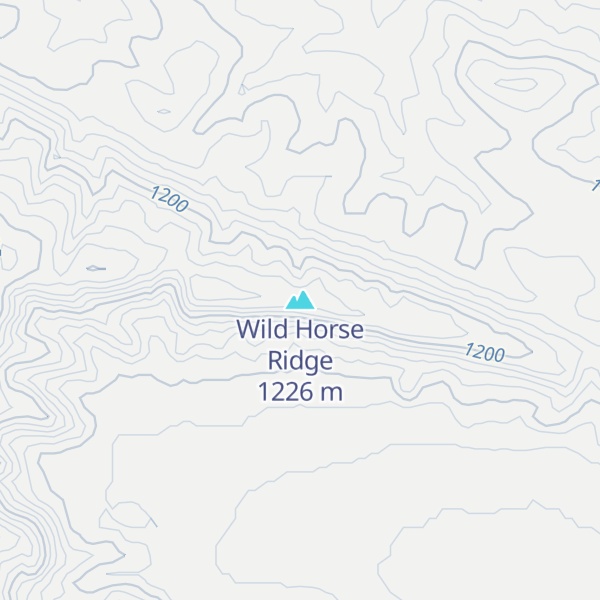 Map of Wild Horse Ridge
