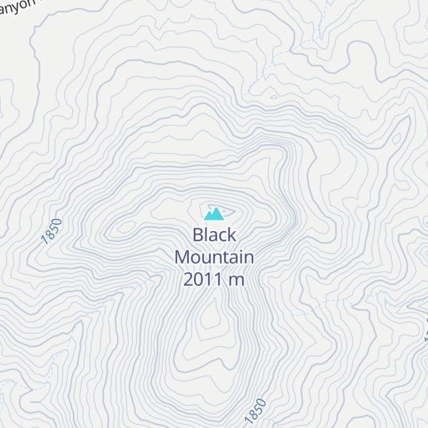 Map of Black Mountain