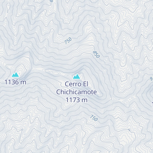 Map of Cerro El Chichicamote