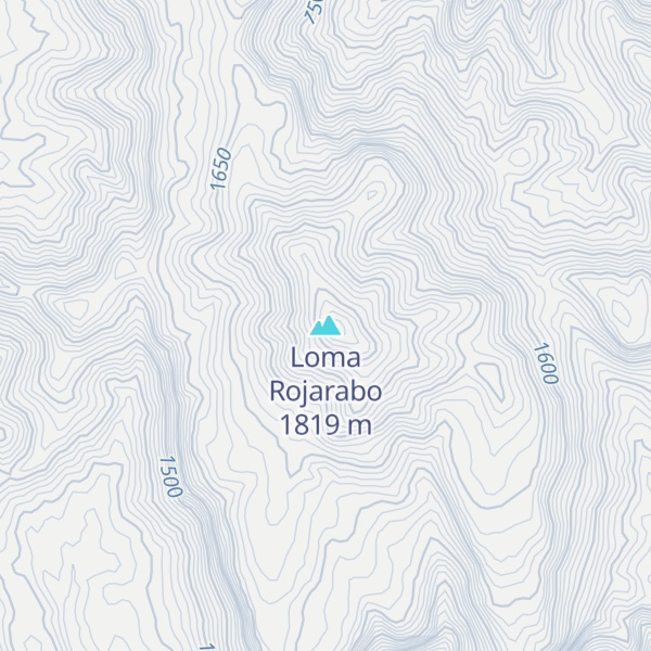 Map of Loma Rojarabo