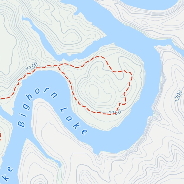 Map of Barrys Island