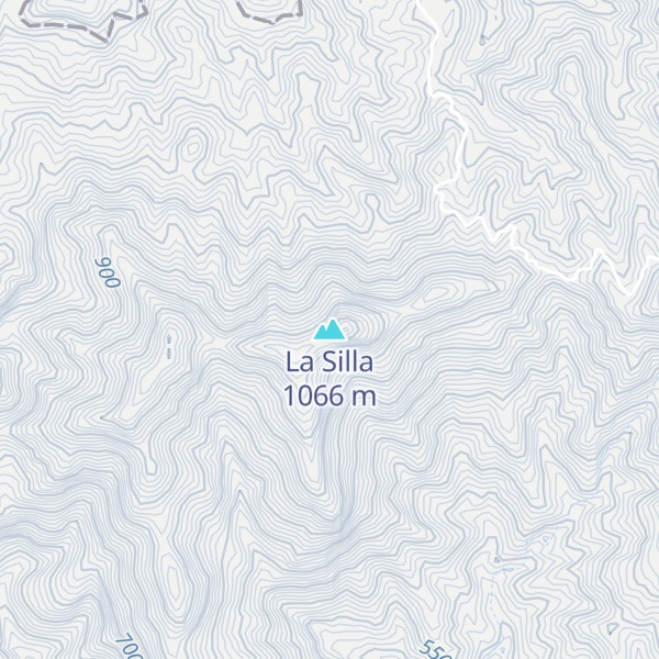 Map of La Silla