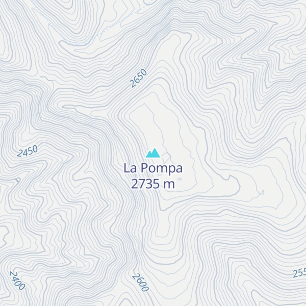 Map of La Pompa