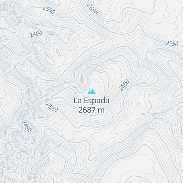 Map of La Espada