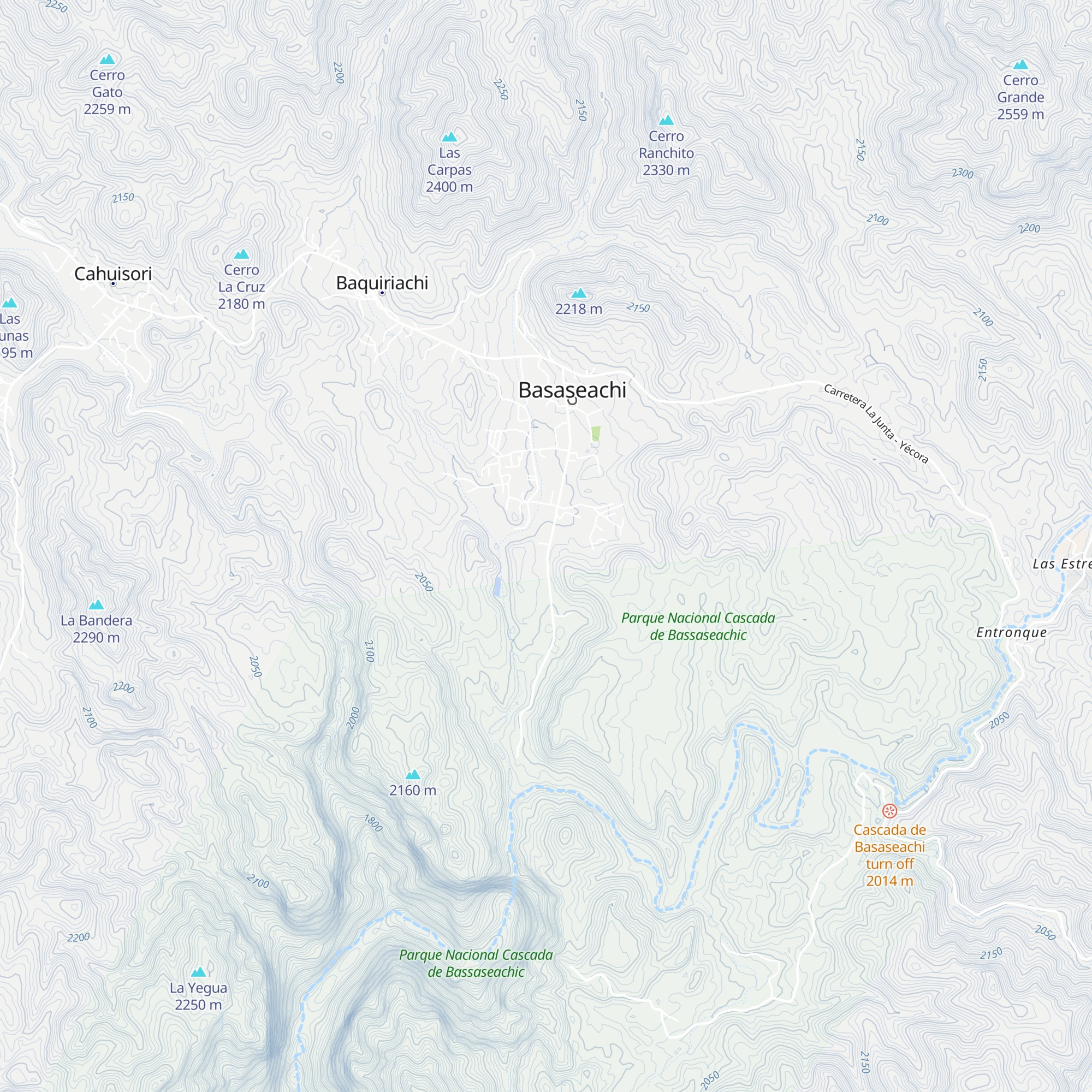 Cabañas El Huerto map