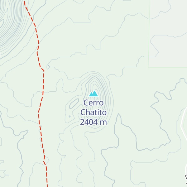 Map of Cerro Chatito