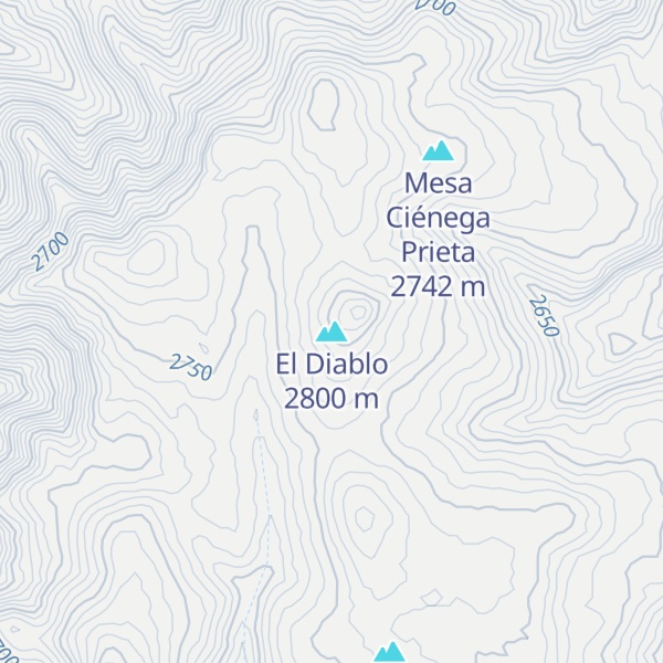 Map of El Diablo
