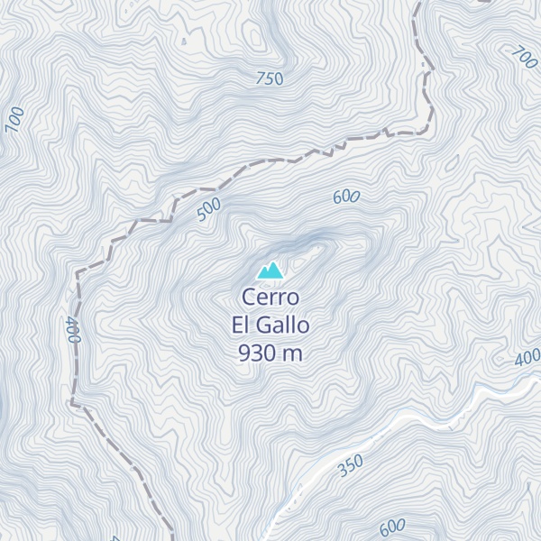 Map of Cerro El Gallo