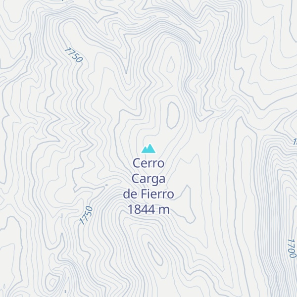 Map of Cerro Carga de Fierro