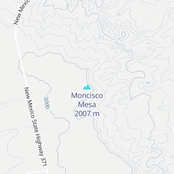 Map of Moncisco Mesa