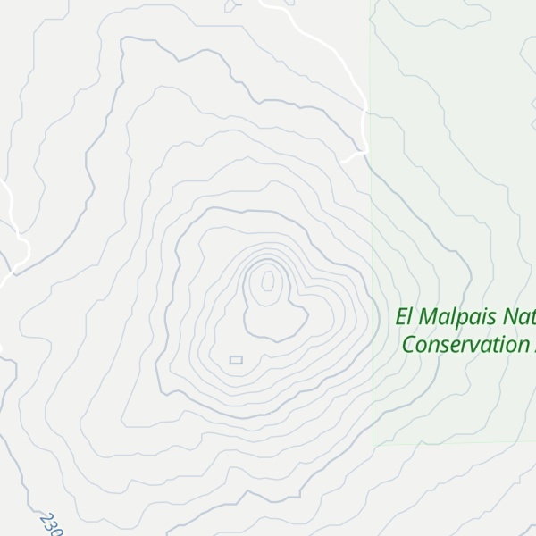 Map of Cerro Montoso
