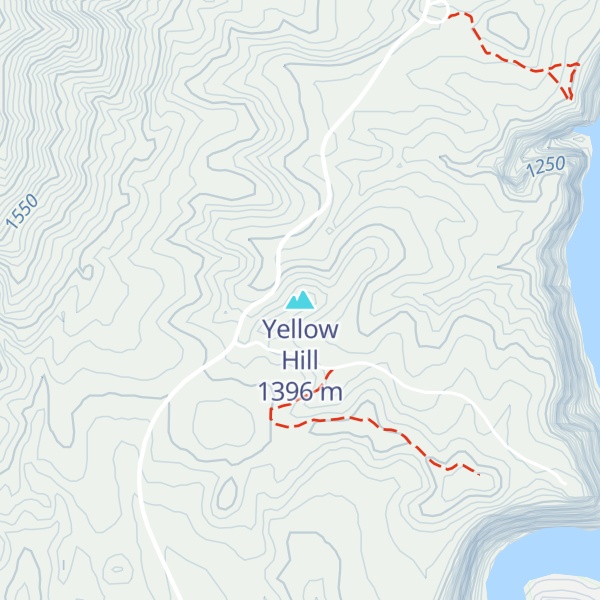 Map of Yellow Hill