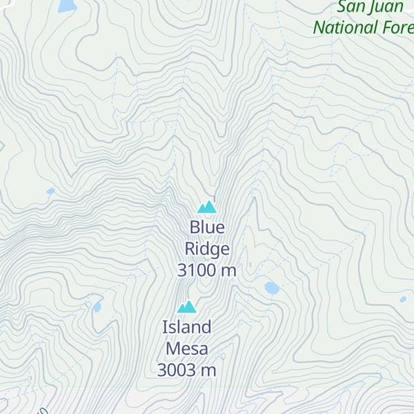 Map of Blue Ridge