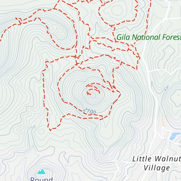 Map of Gomez Peak
