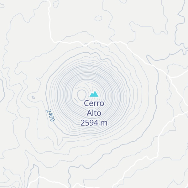 Map of Cerro Alto