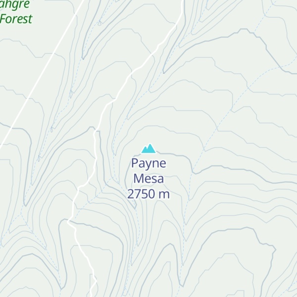 Map of Payne Mesa
