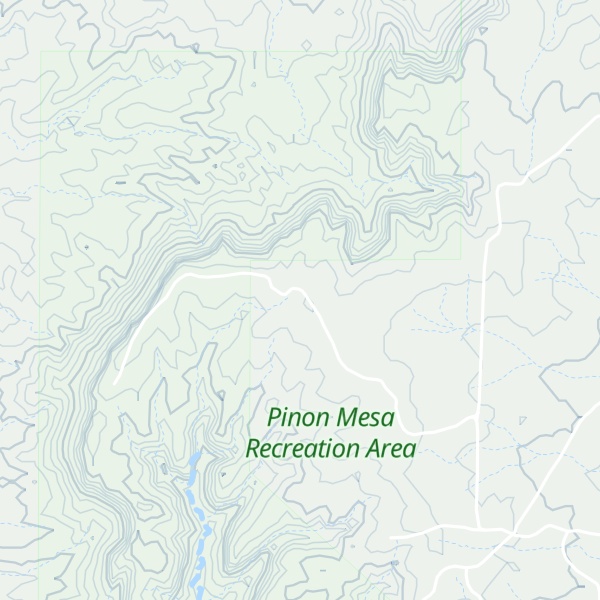 Map of Pinon Mesa