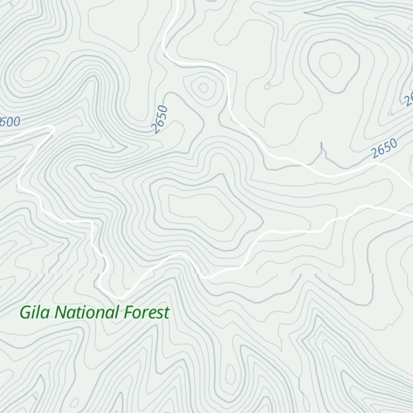 Map of Tub Peak
