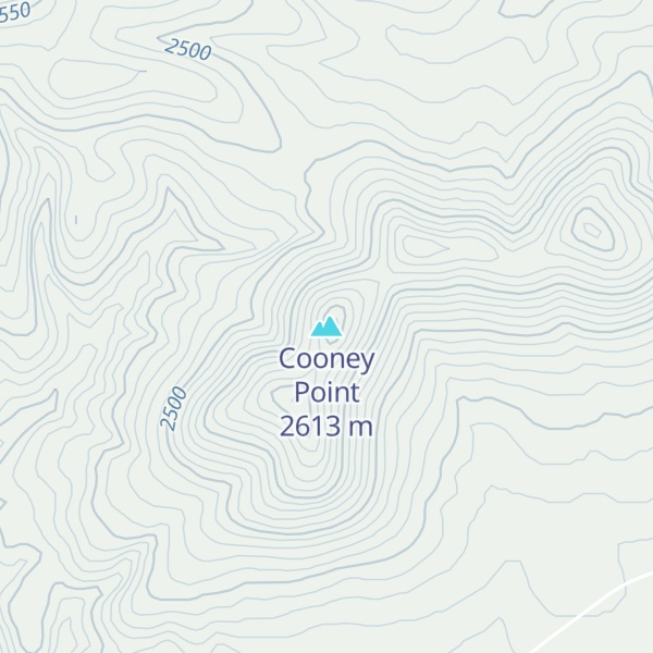 Map of Cooney Point