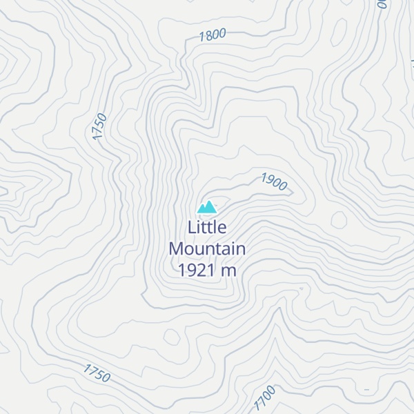 Map of Little Mountain