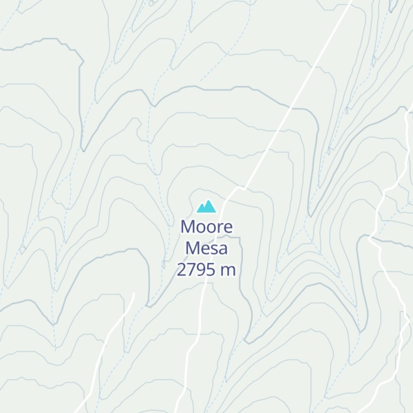 Map of Moore Mesa