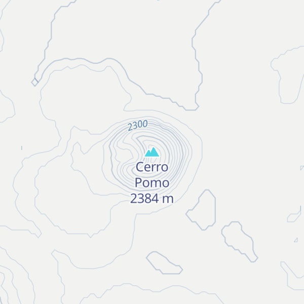 Map of Cerro Pomo