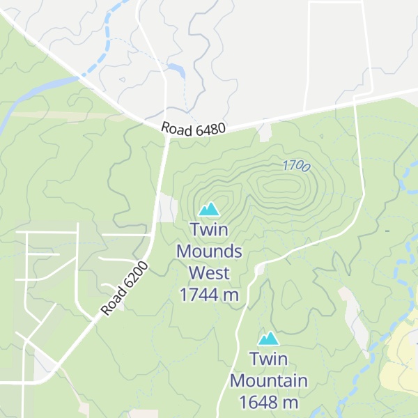 Map of Twin Mounds West