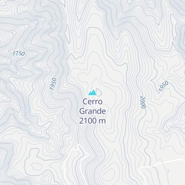 Map of Cerro Grande