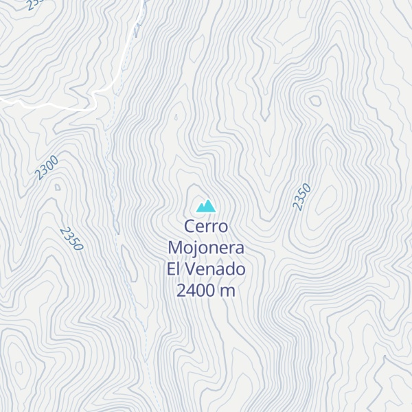 Map of Cerro Mojonera El Venado