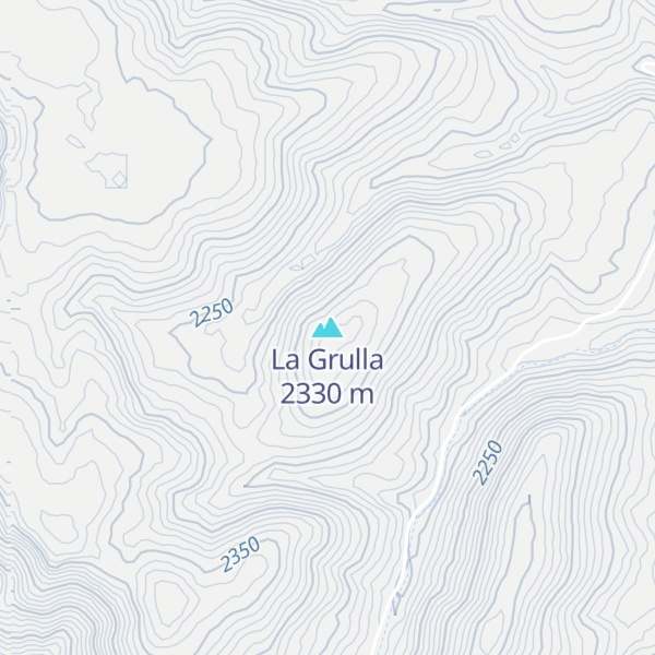 Map of La Grulla