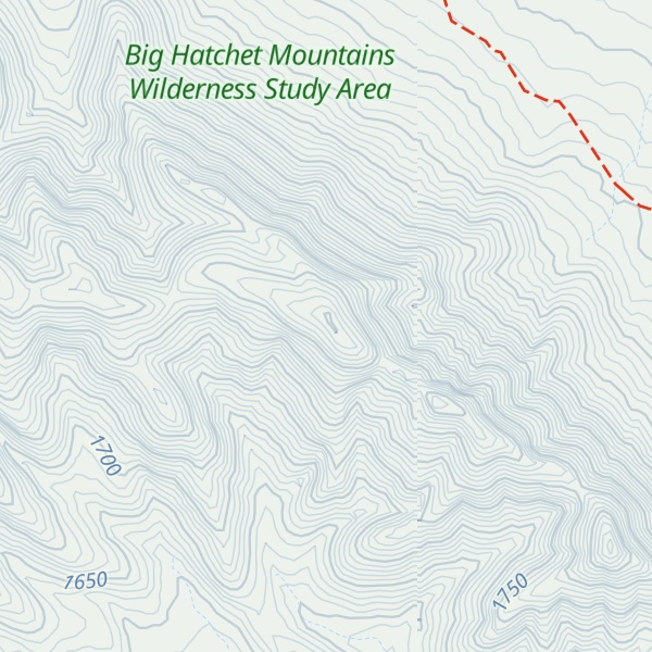 Map of Bugle Ridge