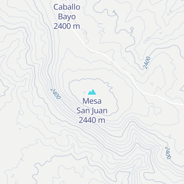 Map of Mesa San Juan