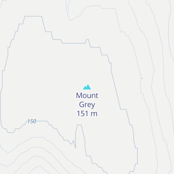 Map of Mount Grey