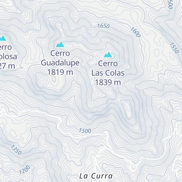 Map of Cerro La Bavisa