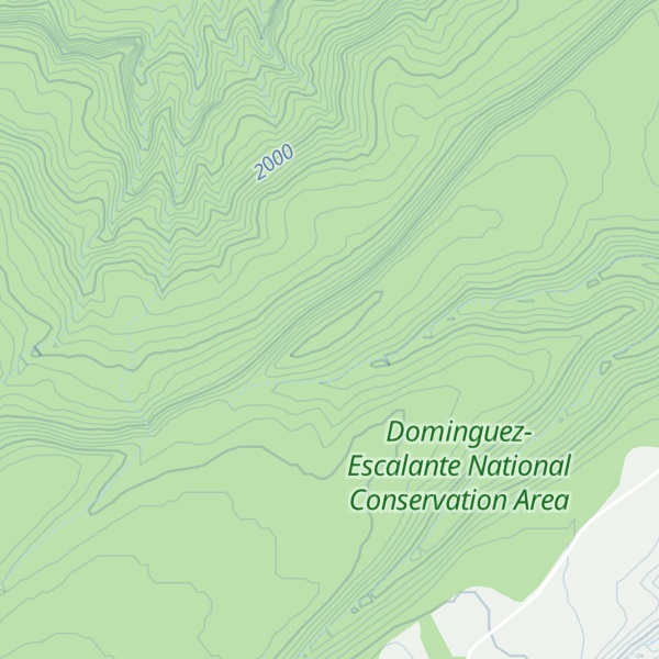 Map of Little Mesa